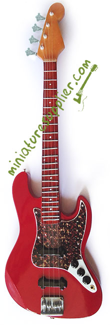 Miniature Bass Fender Red