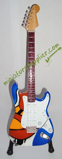 Miniature guitar replica Eric Clapton Crash B