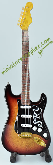 Stevie Ray Vaughan miniature guitar