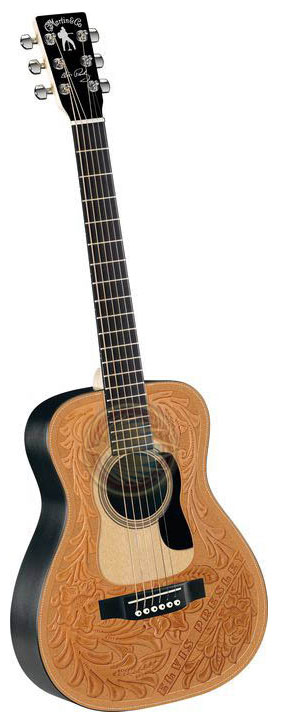 Acoustic Guitar miniature  Elvis presley the King 