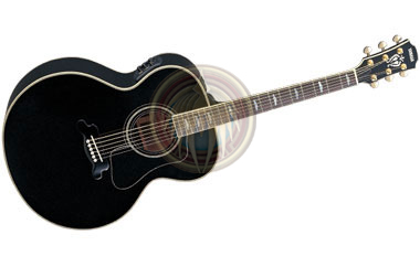 miniature guitar acoustic black 