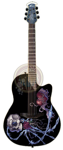 Miniature guitar DJ Ashba Bone Daddy