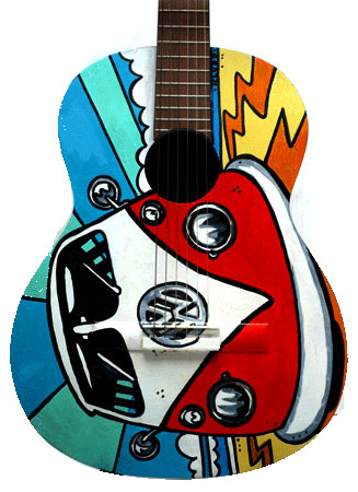 Miniature acoustic guitar Benjo