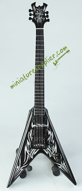 Kerry King Flying V guitar miniature 