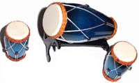 Miniature Java drum