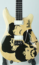 miniature guitar beatles