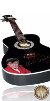 Miniature guitar black Elvis Presley