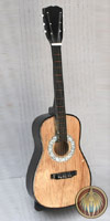 miniature guitar natural white