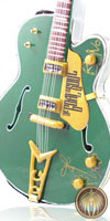 Miniature guitar Bono green U2