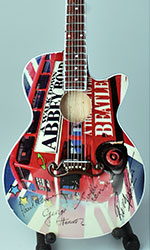 The Beatles, Abbey Road guitar acoustic miniature