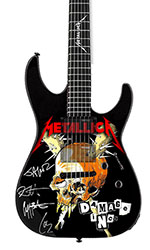 Miniature guitar Metalica
