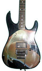 Bikini guitar miniature Bon Jovi