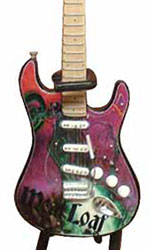 Meatloaf guitar miniature