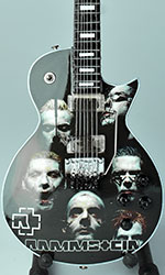 Miniature guitar Kramer swan