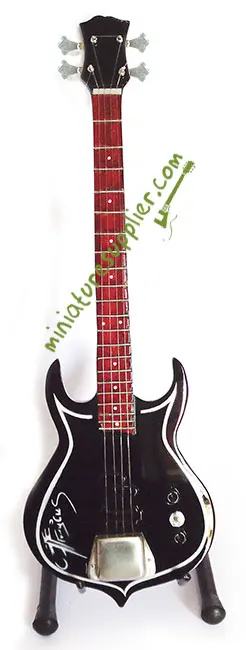 wholesale Punisher Bass Gene Simmons Miniature bass guitar, Kiss bass guitar replica handmade by profesional craftment in Bali Indonesia