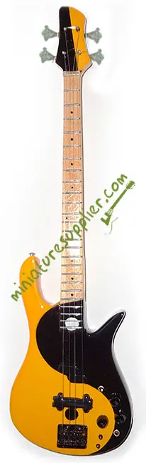 wholesale Miniature bass guitar Flecktones Yin Yang, bass guitar replica handmade by profesional craftment in Bali Indonesia