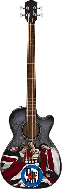 wholesale Miniature acoustic bass guitar The Who United Kingdom in exclusive model and cheap price