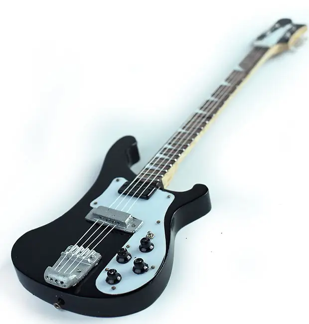 supplier miniature Bass guitar Geddy Lee, handmade miniature bass guitar replica