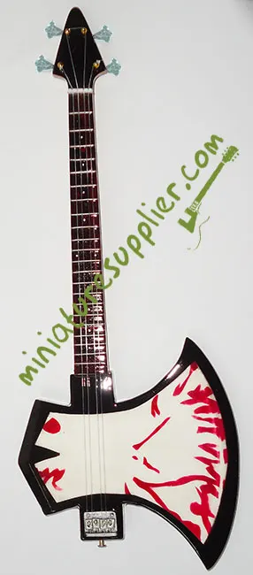 wholesale Miniature Bass Gene Simmons Kiss Axe Blood production from Bali Indonesia