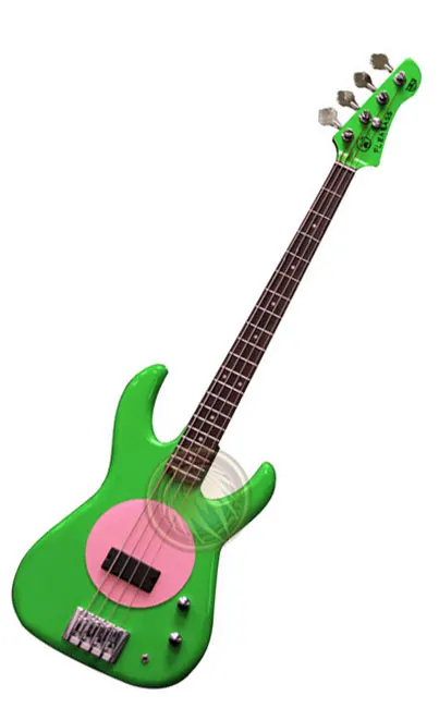 supplier miniature Bass Flea Red hot chili pappers, handmade miniature bass guitar replica