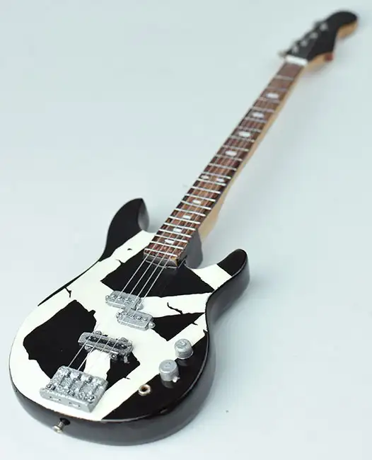 supplier miniature Bass Van Halen, handmade miniature bass guitar replica