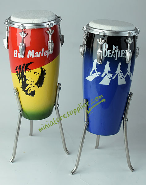 wholesale bungo drums replica with airbrush painting an decal printing handmmade from bali Indonesia