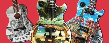 Production miniature replica guitar custom