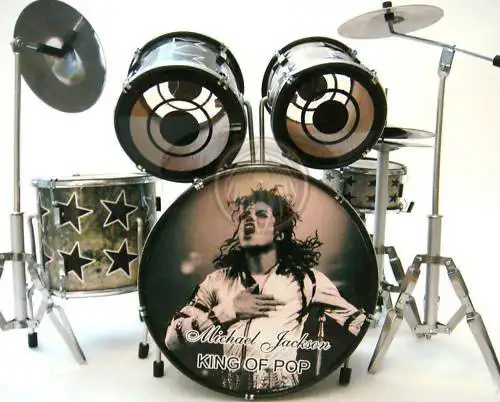 supplier and wholesale miniature drum set replica Michael Jackson