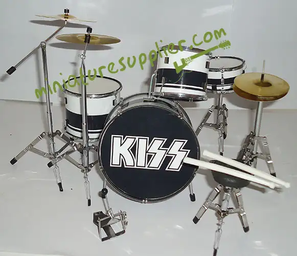 supplier and wholesale miniature drum set replica Kiss