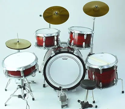 Motley Crue drum set miniature handmade from Bali Indonesia