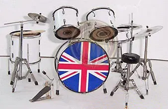 supplier and wholesale miniature drum set replica Union Jack