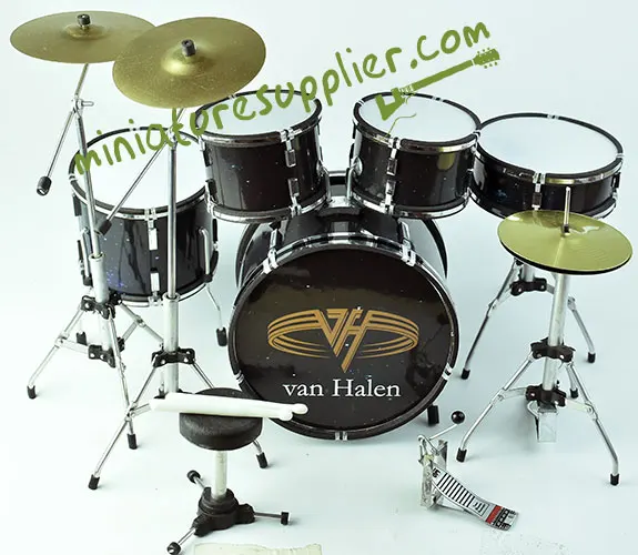 Wholesale miniature drumset Van Halen
