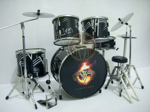 Wholesale miniature drumset Van Halen