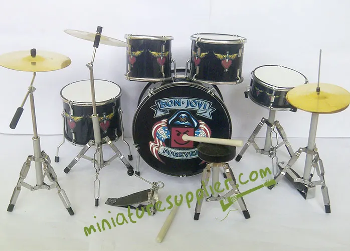 Wholesale miniature drumset Bon Jovi Forever