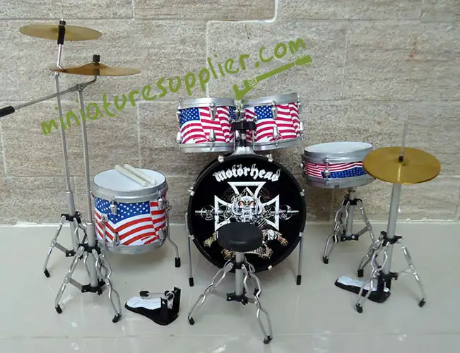 Wholesale miniature drum set Motorhead All the Aces