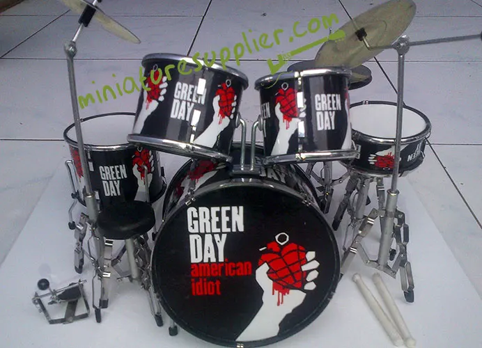 Wholesale miniature drum set Tr� Cool Green Day
