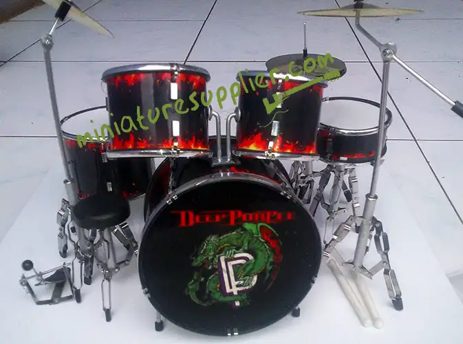 Wholesale miniature drum set Deep Purple The Battle Rages On..