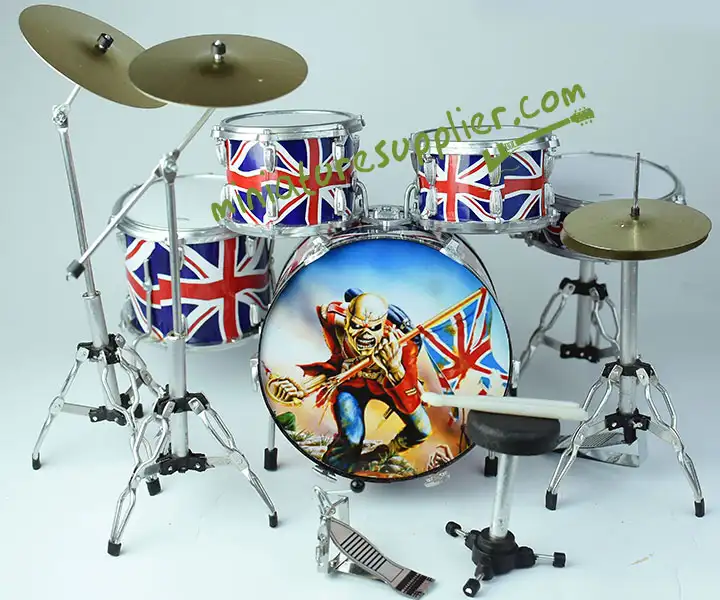 Wholesale miniature drum set Iron Maiden Invasion Of Rarities