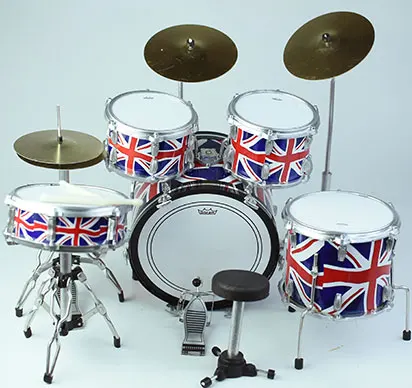 Supply miniature drum set Iron Maiden Invasion Of Rarities