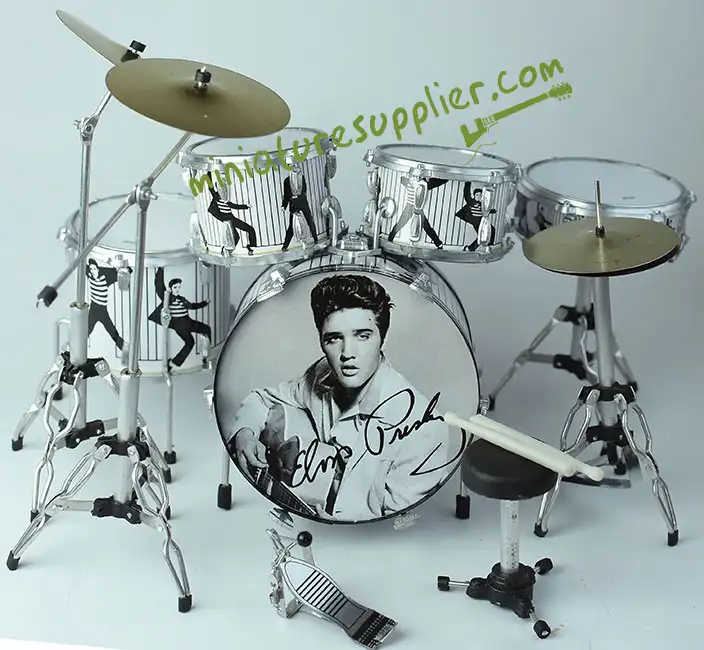 Wholesale Miniature Drum Set Elvis Presley Jailhouse rock
