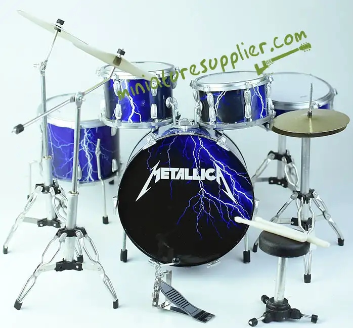 Wholesale Miniature Drum Set Metallica Ride the Lightning