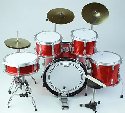 Back view of Miniature Drum Set replica Dave Grohl Nirvana