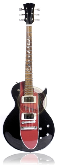 Miniature guitar replica Slash Corvette, Gun n roses guitar miniature handmade from bali Indonesia