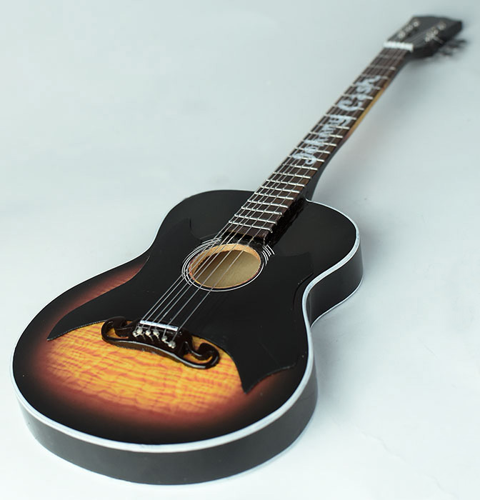 Johnny Cash guitar miniature perfect for display collection