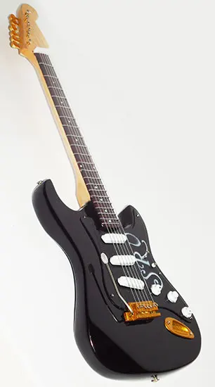 wholesale Miniature guitar replica Strat Blacky SRV, Stevie Ray Vaughan guitar miniature 100% handmade from Bali Indonesia