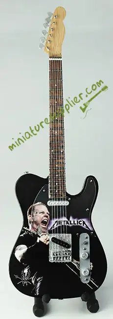 Miniature guitar replica James Hetfield Metallica