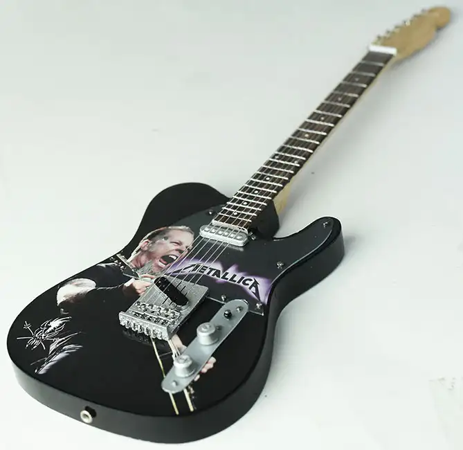 wholesale Miniature guitar replica James Hetfield Metallica 100% handmade from Bali Indonesia
