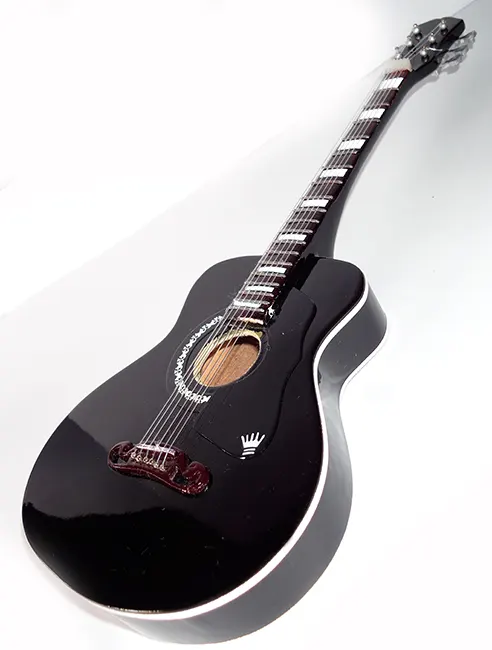 supplier miniature guitar acoustic Elvis Presley King of Rock and Roll, handmade miniature acoustic guitar replica