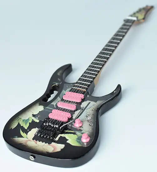 wholesale Miniature guitar Steve Vai Jem Flower 100% handmade from Bali Indonesia