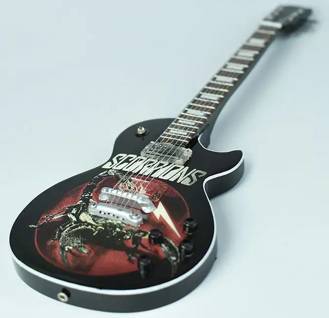 wholesale Miniature guitar Scorpions made in Indonesia